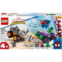 Klocki LEGO Spider-Man Hulk kontra Rhino Starcie pojazdów 10782