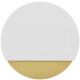 Okap kominowy Ciarko Design Eclipse White/Gold