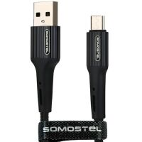Kabel USB Somostel microUSB SMS-BW06 Czarny
