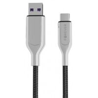 Kabel USB Forever Typ C 1,0 m 5A Czarny