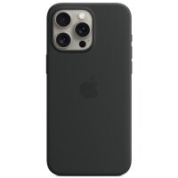 Etui silikonowe Apple z MagSafe do iPhone 15 Pro Max Czarne