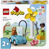 Klocki LEGO DUPLO Turbina wiatrowa i samochód elektryczny 10985