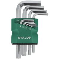 Zestaw kluczy sześciokątnych Stalco CRV S-46370 9 el.