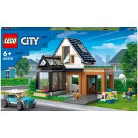 Klocki LEGO City Domek rodzinny i samochód elektryczny 60398