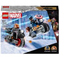 Klocki LEGO Marvel Super Heroes Motocykle Czarnej Wdowy i Kapitana Ameryki 76260