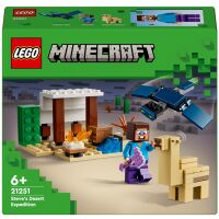 Klocki LEGO Minecraft Pustynna wyprawa Steve'a 21251