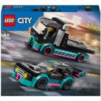 Klocki LEGO City Samochód wyścigowy i laweta 60406