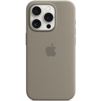 Etui silikonowe Apple Case z MagSafe do iPhone 15 Pro Clay