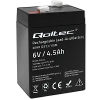 Akumulator AGM Qoltec 6V 4,5Ah