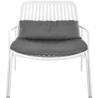 Krzesło wypoczynkowe Halmar Melby Białe