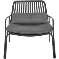 Krzesło wypoczynkowe Halmar Melby Czarne