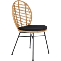 Krzesło Halmar K472 Naturalny/czarny